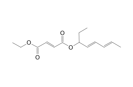 Ethyl 6-ethyl-5-oxa-4-oxoundeca-2,7,9-trienoic acid ester