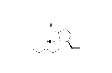 Cyclopentanol, 2,5-diethenyl-1-pentyl-, (1.alpha.,2.alpha.,5.beta.)-(.+-.)-