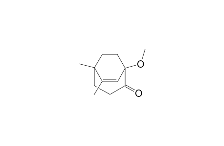 Bicyclo[3.2.2]non-6-en-2-one, 1-methoxy-5,6-dimethyl-