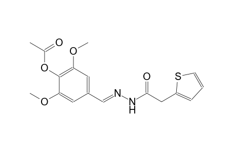 2-thiopheneacetic acid, 2-[(E)-[4-(acetyloxy)-3,5-dimethoxyphenyl]methylidene]hydrazide