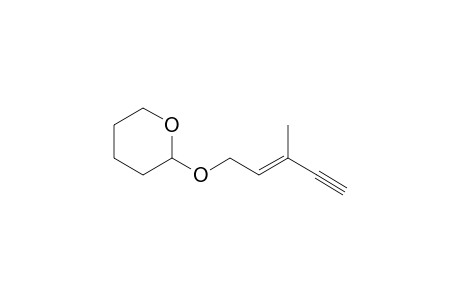 2-[(E)-3-methylpent-2-en-4-ynoxy]oxane