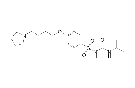1-Isopropyl-3-[4-(4-pyrrolidin-1-ylbutoxy)benzene]sulfonylurea