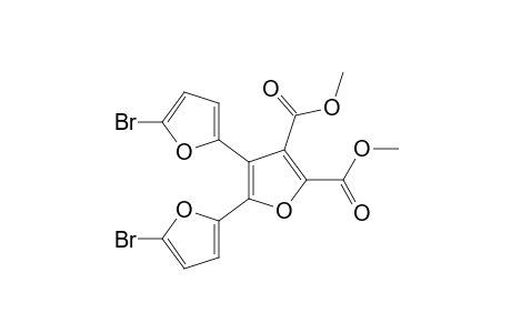 4,5-bis(5-bromo-2-furyl)-2,3-furandicarboxylic acid, diemethyl ester