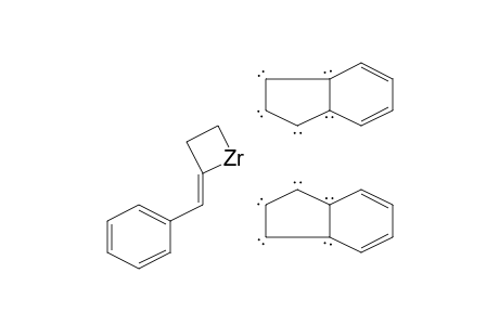 1-Zirconacyclobutane, 2-benzylidene-bis[.eta.-5-indenyl]-