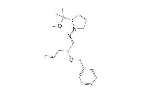 [2-Benzyloxypent-4-enylidene]-[2'-(1"-methoxy)methylethyl)pyrrolidin-1'-yl]amine