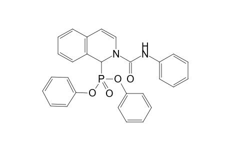 Diphenyl 1,2-Dihydro-{2-[(phenylamino)carbonyl]isoquinolin-1-yl}phosphonate
