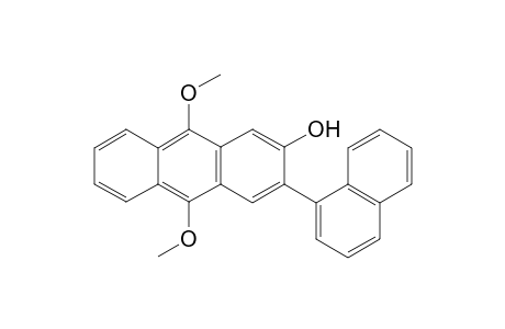 9,10-Dimethoxy-3-(naphthalen-1-yl)anthracen-2-ol