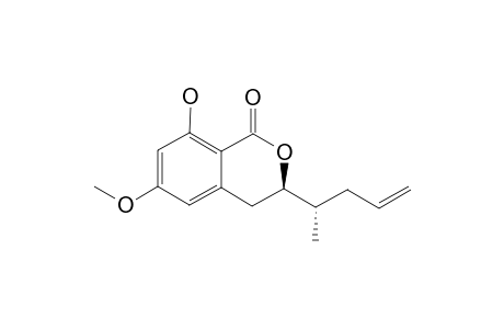 (3R)-8-hydroxy-6-methoxy-3-[(2S)-pent-4-en-2-yl]isochroman-1-one