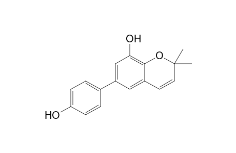 6-(4'-Hydroxyphenyl)-2,2-dimethyl-2H-[1]benzopyran-8-ol