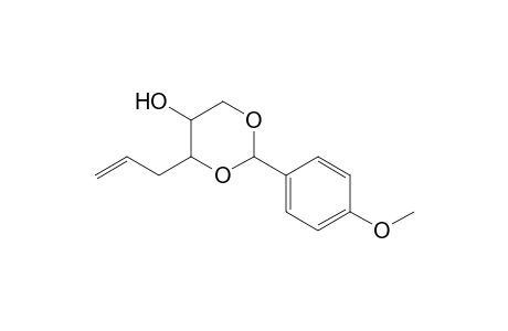 (+/-)-4-Allyl-2-(4-methoxyphenyl)-[1,3]dioxane-5-ol