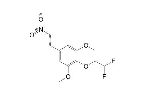 4-(2,2-Difluoroethoxy)-3,5-dimethoxy-.beta.-nitrostyrene