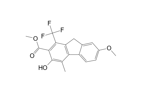 Methyl 3-hydroxy-7-methoxy-4-methyl-1-(trifluoromethyl)-9H-fluorene-2-carboxylate