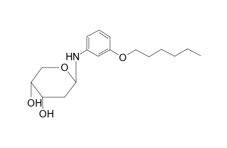 2-Deoxy-N-[3-(hexyloxy)phenyl]pentopyranosylamine