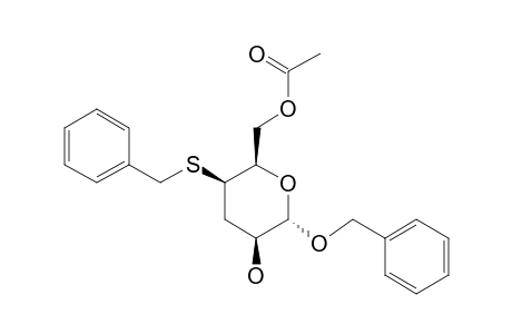 BENZYL-6-O-ACETYL-4-S-BENZYL-3-DEOXY-4-THIO-ALPHA-D-LYXO-HEXOPYRANOSIDE