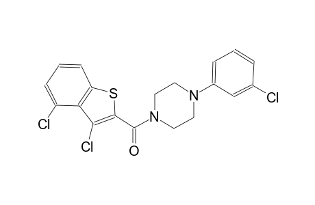 1-(3-chlorophenyl)-4-[(3,4-dichloro-1-benzothien-2-yl)carbonyl]piperazine