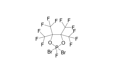 2-Fluoro-2,2-dibromo-4,4,5,5-tetrakis(trifluormethyl)-1,3,2lambda5-dioxaphospholane