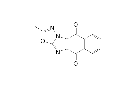 2-Methyl-1-oxa-3,3a,10-triaza-pentaleno[1,2-b]naphthalene-4,9-dione