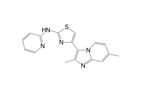 N-[4-(2,7-dimethylimidazo[1,2-a]pyridin-3-yl)-1,3-thiazol-2-yl]-2-pyridinamine