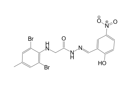 acetic acid, [(2,6-dibromo-4-methylphenyl)amino]-, 2-[(E)-(2-hydroxy-5-nitrophenyl)methylidene]hydrazide