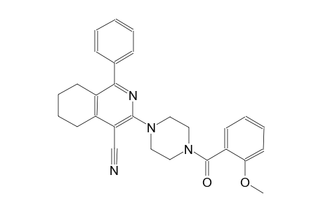4-isoquinolinecarbonitrile, 5,6,7,8-tetrahydro-3-[4-(2-methoxybenzoyl)-1-piperazinyl]-1-phenyl-