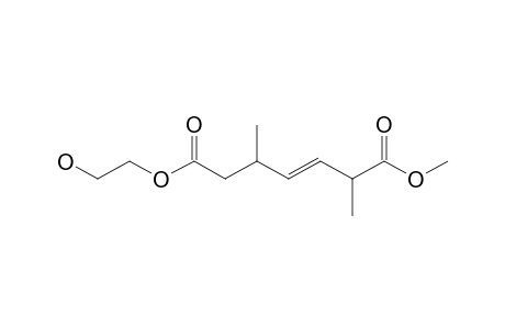 O7-(2-HYDROXYETHYL)-O1-METHYL-(3E)-2,5-DIMETHYL-3-HEPTENEDIOATE;ISOMER-#1