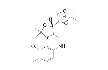 2,3: 4,5-bis[O-(1'-Methylethylidene)-1-deoxy-1-[(3"-methoxy-4"-methylphenyl)amino]-D-ribitol
