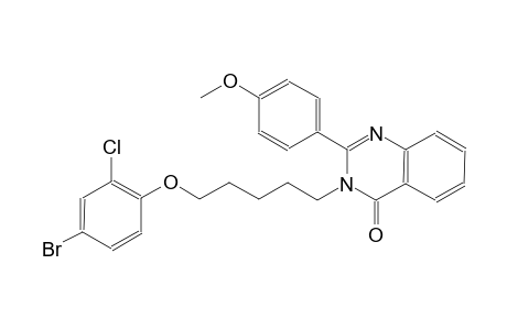 3-[5-(4-bromo-2-chlorophenoxy)pentyl]-2-(4-methoxyphenyl)-4(3H)-quinazolinone