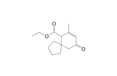7-methyl-9-oxospiro[4.5]dec-7-ene-6-carboxylic acid ethyl ester