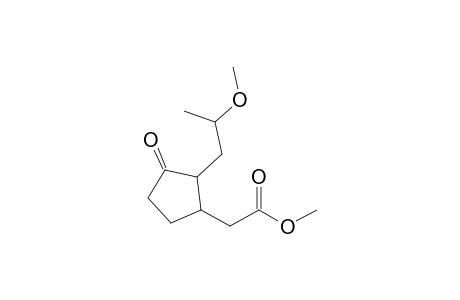 Methyl-2-(2'-methoxypropyl)-3-oxocyclopentane-acetate
