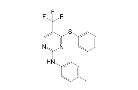 2-(4-Methylphenylamino)-4-phenylthio-5-(trifluoromethyl)pyrimidine