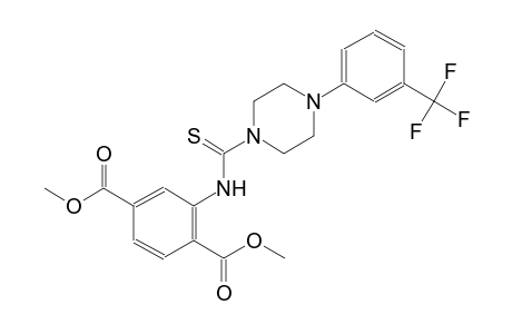 1,4-benzenedicarboxylic acid, 2-[[[4-[3-(trifluoromethyl)phenyl]-1-piperazinyl]carbonothioyl]amino]-, dimethyl ester
