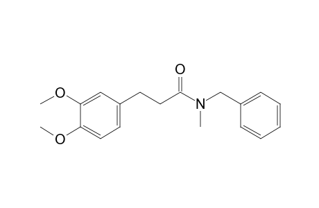 N-benzyl-3-(3,4-dimethoxyphenyl)-N-methylpropanamide
