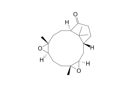 4,9-Dioxatetracyclo[11.3.1.0(3,5).0(8,10)]heptadecan-14-one, 5,10,17,17-tetramethyl-, [1R-(1R*,3R*,5R*,8R*,10R*,13R*)]-