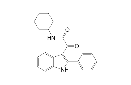 Acetamide, N-cyclohexyl-2-oxo-2-(2-phenyl-1H-indol-3-yl)-