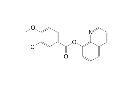 benzoic acid, 3-chloro-4-methoxy-, 8-quinolinyl ester