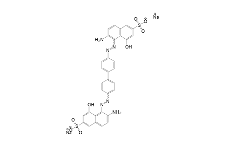 2-Naphthalenesulfonic acid, 5,5'-[[1,1'-biphenyl]-4,4'-diylbis(azo)]bis[6-amino-4-hydroxy-, disodium salt