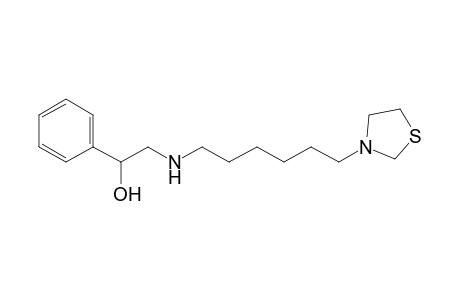 1-Phenyl-2-(6-thiazolidin-3-ylhexylamino)ethanol