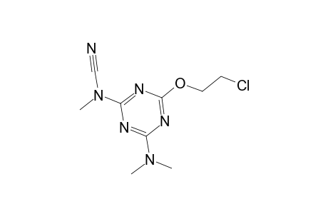 4-(2-Chloroethoxy)-6-(dimethylamino)-1,3,5-triazin-2-yl(methyl)cyanamide