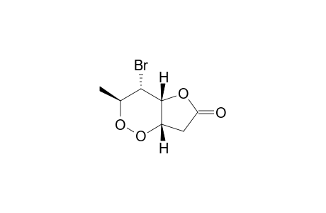 (+-)-(3S,4R,4aR,7aS)-4-Bromo-3-methyl-tetrahydro-furo[3,2-c][1,2]dioxin-6-one