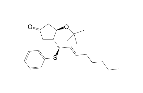 (1'R(*),2'E,3R(*),4R(*))-3-t-butoxy-4-[1'-(phenylthio)oct-2'-enyl]cyclopentanone