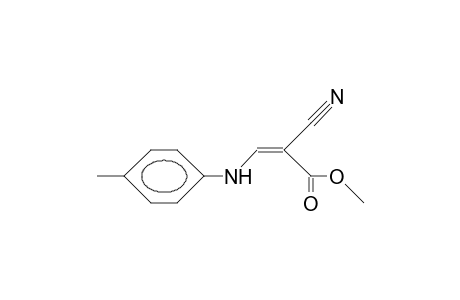 3Z-(4-Methyl-anilino)-2-cyano-propenoic acid, methyl ester