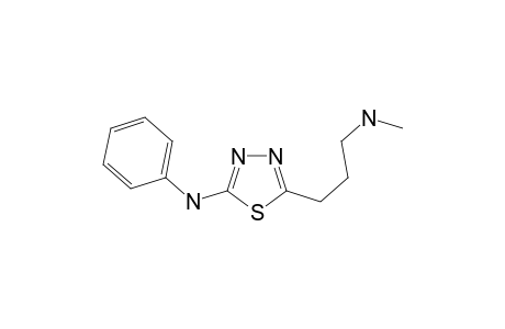 2-(3-Methylaminopropyl)-5-phenylamino-1,3,4-thiadiazole