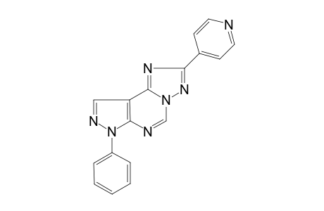 7H-Pyrazolo[4,3-E][1,2,4]triazolo[1,5-c]pyrimidine, 7-phenyl-2-(pyridin-4-yl)-