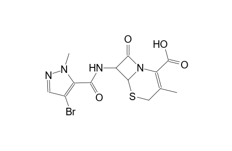 7-{[(4-bromo-1-methyl-1H-pyrazol-5-yl)carbonyl]amino}-3-methyl-8-oxo-5-thia-1-azabicyclo[4.2.0]oct-2-ene-2-carboxylic acid