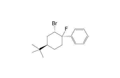 r-1-Phenyl-1-fluoro-c-2-bromo-t-4-tert-butylcylohexane