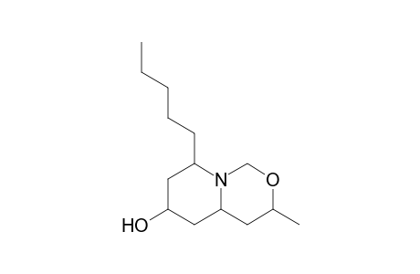 (8R / 8S)-3-Methyl-6-hydroxy-8-pentyl-perhydropyrido[1,2-c]-(1,3)-oxazine