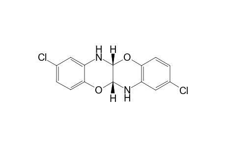 cis-5a,6,11a,12-Tetrahydro-2.8-dichloro-[1,4]benzazino[3,2-b][1,4]benzoxazine