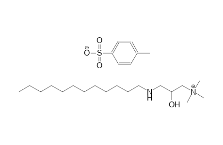 3-(dodecylamino)-2-hydroxy-N,N,N-trimethyl-1-propanaminium 4-methylbenzenesulfonate