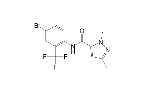 N-[4-bromo-2-(trifluoromethyl)phenyl]-1,3-dimethyl-1H-pyrazole-5-carboxamide