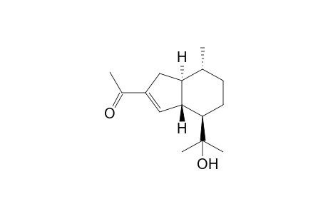 1-[(3aS,4R,7R,7aS)-4-(1-hydroxy-1-methyl-ethyl)-7-methyl-3a,4,5,6,7,7a-hexahydro-1H-inden-2-yl]ethanone